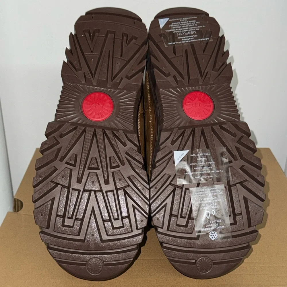 UGG Men's Brown and Tan Boots - Picture 4 of 6